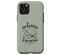 SIN PRESIONES Y NO Preocupes ME/CFS Conciencia - Tortuga - Negro Carcasa para iPhone 11 Pro