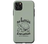 SIN PRESIONES Y NO Preocupes ME/CFS Conciencia - Tortuga - Negro Carcasa para iPhone 11 Pro MAX