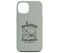 SIN PRESIONES Y NO Preocupes ME/CFS Conciencia - Tortuga - Negro Carcasa para iPhone 13