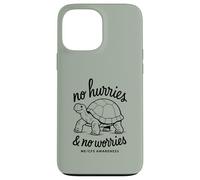 SIN PRESIONES Y NO Preocupes ME/CFS Conciencia - Tortuga - Negro Carcasa para iPhone 13 Pro MAX