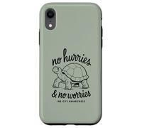 SIN PRESIONES Y NO Preocupes ME/CFS Conciencia - Tortuga - Negro Carcasa para iPhone XR