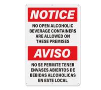 Sin recipientes abiertos para bebidas alcohólicas