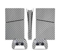 Sin Residuos Para PS5 Slim Skin Disc Edition & Digital Console And Controller Vinyl Cover Skins Wraps Scratch Resistant, Compatible Con Para 48565 Calcomanía Protectora Premium Piel(Disc Version)