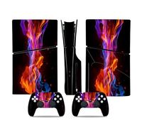 Sin Residuos Para PS5 Slim Skin Disc Edition & Para Digital Consola Mando Cubierta Vinilo Fundas Compatible Resistente Arañazos 36388 Calcomanía Protectora Premium Piel(Disc Version)