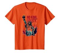 Sin Rey, Solo Libertad Camiseta, Niños, Naranja, 10 años