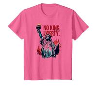 Sin Rey, Solo Libertad Camiseta, Niños, Rosa Jaspeado, 10 años