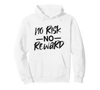 SIN Riesgo SIN RECOMPENSA - GUIÓN Negro Motivacional Sudadera con Capucha