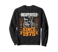 Sin supervisión Desde 1975 Gen X Retro Sudadera