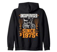 Sin supervisión Desde 1975 Gen X Retro Sudadera con Capucha