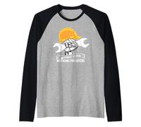 Sin Trabajo Nada prospera Feliz día del Trabajo Camiseta Manga Raglan