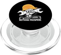 Sin Trabajo Nada prospera Feliz día del Trabajo PopSockets PopGrip para MagSafe