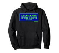 Sin vergüenza del Evangelio Biblia Escritura Fe e Inspiración Sudadera con Capucha