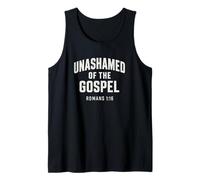 Sin vergüenza del Evangelio, Christian Teen Romans 1:16 Camiseta sin Mangas