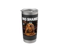 Sin vergüenza Golden Retriever Hamburguesa Comida Amante Vaso térmico de acero inoxidable de doble pared