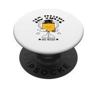 Sin Vinilo, no es Bueno (declaración de Amor Retro) PopSockets PopGrip Adhesivo