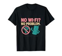 ¿Sin Wi-Fi? No hay problema Arte retro de los años 90 Camiseta