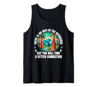 Sin WiFi En Los Árboles Redwoods California Digital Detox Camiseta sin Mangas