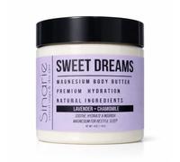 Sinarie Sweet Dreams - Mantequilla corporal emulsionada de magnesio, 4 oz, 1 unidad | Manteca de mango | Aceite de magnesio premium