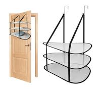 Sinbana 2uds Tendedero Suétere, Tendedero Plegable 3 Niveles Colgar sobre Puerta con 4 Ganchos Percha Plegable y Resistente para Secar al Aire Libre Ideales para Baños Dormitorios Residencias