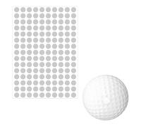 Sinbana 300uds Pegatinas Reflectantes Blancas para Palos de Golf y Pelotas Golf, 0,65cm Monitor Lanzamiento para Simuladores Cámaras Alta Velocidad y Monitores Lanzamiento