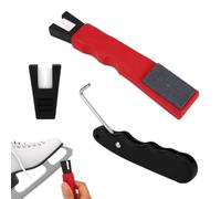 Sinbana 3uds Kit de Mantenimiento Patines Hielo, Incluye Afilador de Tensor Cordones Protector Puntera y Accesorios para Tensar Cordones para Hockey y Patines Artísticos