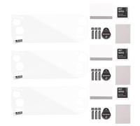 Sinbana 3uds Protectores Pantalla para Consola Juegos Portátil, Protector Pantalla Transparente PET Que Incluye Paño Limpieza Rasqueta Pegatinas Antipolvo y Sobres Alcohol para AYN Odin 2 Portal
