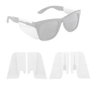 Sinbana 4pzs Protectores Laterales Gafas Inteligentes para Ray-Ban Meta Wayfarer/Skyler, Diseño Antideslizante Silicone Accesorios Seguridad Gafas Inteligentes Ligero y Cómodo de Usar (Blanco)