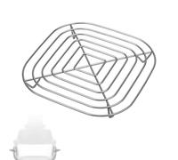 Sinbana Crisper Rack para Ninja Crispi Air Fryer, 304 Acero Inoxidable Partes Repuesto & Accesorios Lavavajillas Seguro Air Fryer Rack para Ninja FN101/FN100/FN090/FN091/FN103 (Plateado)