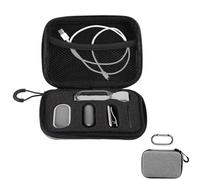 Sinbana Estuche Compatible con PLAUD NotePin AI Grabadora Voz, Estuche Protector Portátil con Inserto Espuma Personalizado y Gancho para Guardar y Organizar los Accesorios Grabadora Voz (Gris)