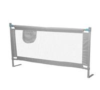 Sinbide Barrera Cama Niños Alto 100cm Largo 150/180/200cm Barrera Seguridad Niños Cama Adecuado para Colchones de 0~30cm (200cm)