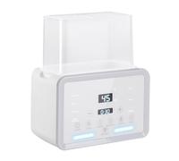 Sinbide Calienta Biberones y Esterilizador 7 en 1，Calentador de Biberones, Calentamiento de Alimentos para Bebés con Pantalla LCD y Control de Temperatura Preciso (Blanco)