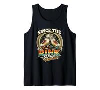 Since The Rink Day Ruedas Derby Quad Disco Patines Patinador Camiseta sin Mangas