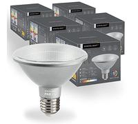 SINCELIGHT PAR30s Bombilla LED con Casquillo E27, 10W, 90W Equivalente, Blanco Neutro 4000K, Alto CRI 92, 900lm, 38° Ángulo de Haz, Paquete de 5