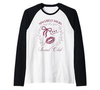 Sinceramente tuyo hasta que estoy aburrido Social Club Coquette Camiseta Manga Raglan