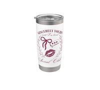 Sinceramente tuyo hasta que estoy aburrido Social Club Coquette Vaso térmico de acero inoxidable de doble pared