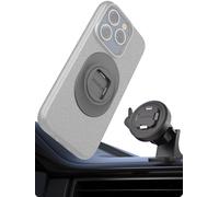 sincetop Coche Teléfono Soporte Serie Q [Quad] con Liberación Rápida Instantánea | Soporte para Salpicadero con Giro de 360°, Extracción en 1 Segundo, Compatible con iPhone/Samsung