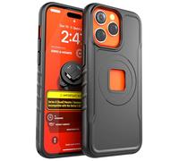 sincetop Funda Shockproof/Magnética Compatible con iPhone 14 Pro/Funda Antigolpes de 6,1", Compatible con MagSafe Carga Magnética, Compatible con Soportes de la Serie Q, Color Negro
