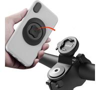 sincetop Soporte movil Bicicleta Potencia,Soporte Teléfono Celular Bici Manillar Bicicleta Montaña,Liberación Rápida Bicicletas Montaña y Carretera【Serie C-2da Gen】