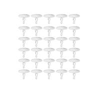 SinChic Ganchos de Techo Adhesivo,30 PCS Ganchos de Techo Autoadhesivos Transparentes Ganchos Adhesivos Transparentes Ganchos Multiuso para Pared Decoraciones de Luces Colgantes Ventosa