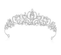 SinChic Tiara de Corona,Tiaras de Novia Coronas de Diamantes Tiaras para Mujer Corona Cumpleaños Angel Niña Tiara de Corona para Mujer Corona de Medianoche para Bodas Mujeres Niñas
