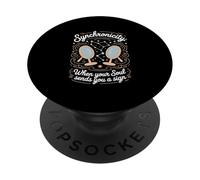 Sincronicidad Cuando tu Alma te envía un Signo Autodescubrimiento PopSockets PopGrip Adhesivo