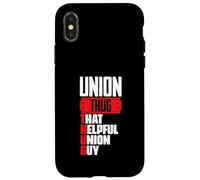 Sindicalista Thug That Útil Sindicato Guy Día del Trabajo del Trabajador Sindical Carcasa para iPhone X/XS