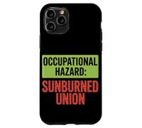 Sindicato Quemado por el Sol por Peligros Laborales del Día Carcasa para iPhone 11 Pro