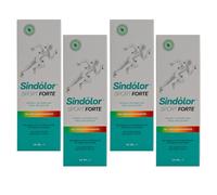 Sindólor Sport Forte Gel Precalentamiento en el Deporte. Producto Desarrollado con la Colaboración de Deportistas De Elite. Con Ingredientes Naturales y Árnica. Rollon 60 ml - Pack 4 Unidades.