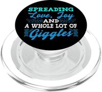 Síndrome de Angelman - Difundiendo alegría Amorosa y Muchas risitas PopSockets PopGrip para MagSafe
