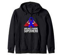 Síndrome de Angelman Superhéroe Superviviente Guerrero Luchador Sudadera con Capucha