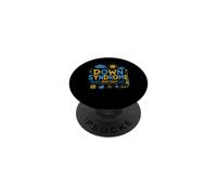 Síndrome de Down Aceptar Entender Amor Lindo Pintura Crayon PopSockets PopGrip Adhesivo