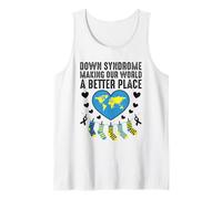 Síndrome de Down Haciendo de nuestro mundo un lugar mejor Síndrome de Down Camiseta sin Mangas
