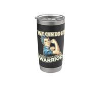 Síndrome de fatiga crónica ME/CFS Warrior Enfermedad Covid prolongada Vaso térmico de acero inoxidable de doble pared