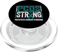 Síndrome de Ovario poliquístico de la Camisa de la Conciencia del PCOS Fuerte PopSockets PopGrip para MagSafe